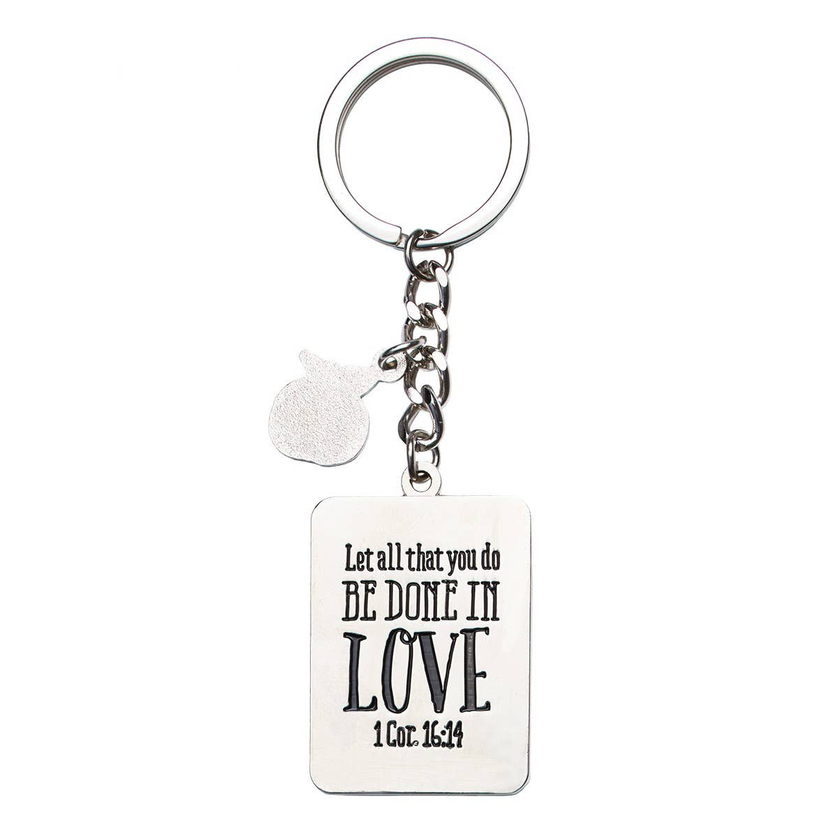 Keychain in Tin A Good Teacher 1 Cor. 16:14