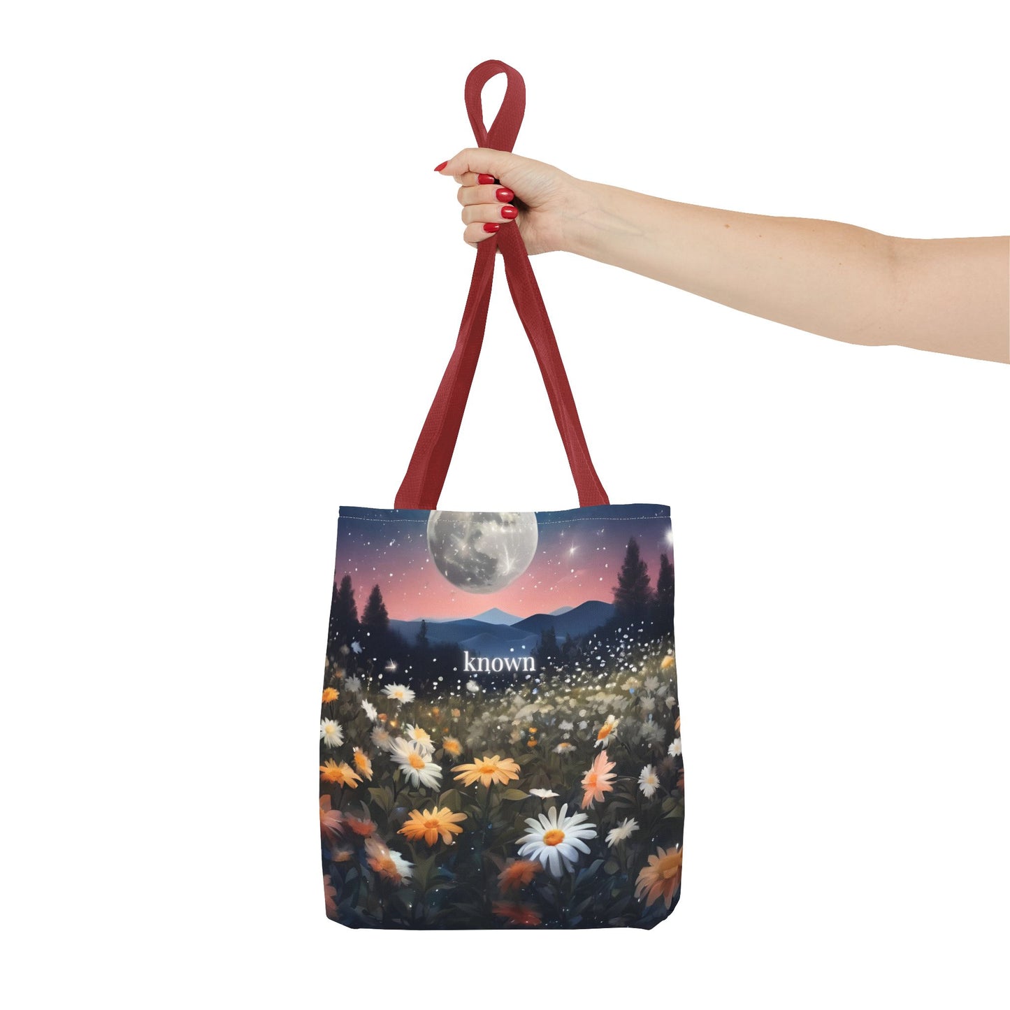 Known All-Over Design Medium Tote Bag