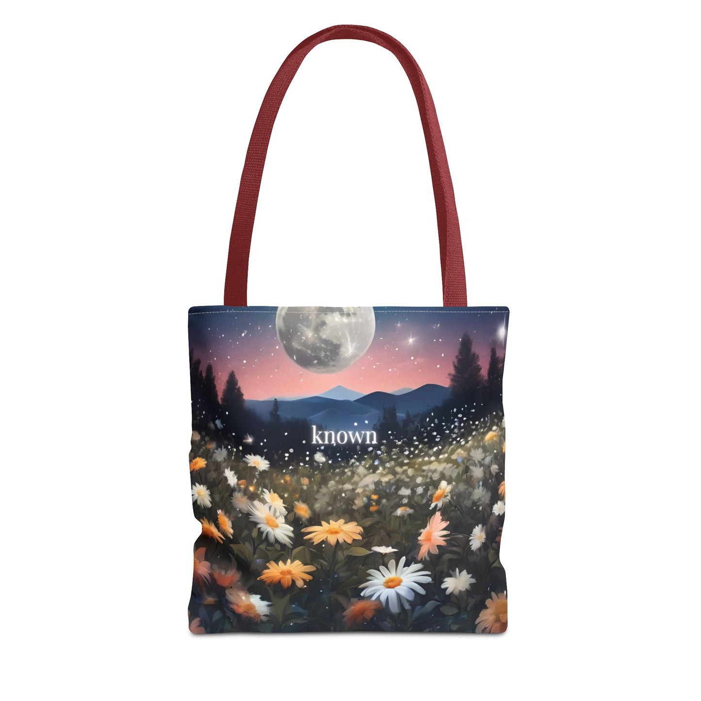 Known All-Over Design Medium Tote Bag