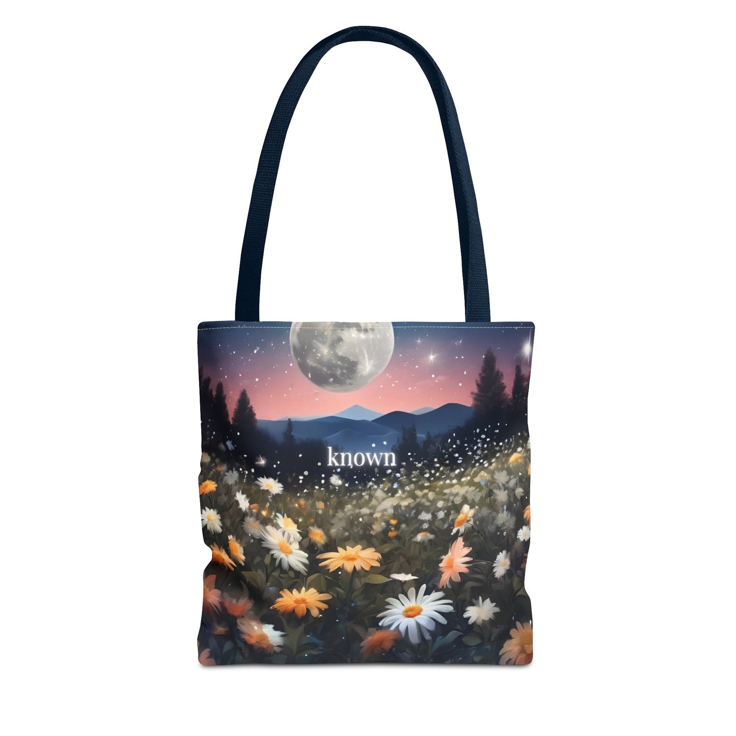 Known All-Over Design Medium Tote Bag