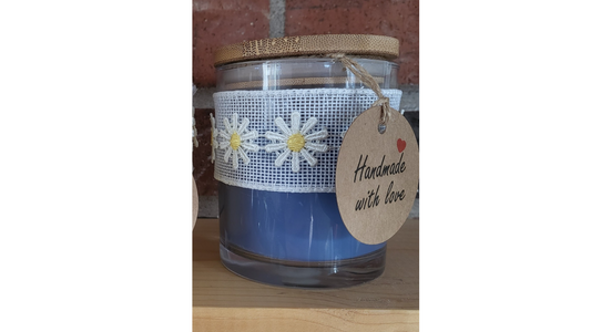 Essential Oil Candle- Clary Sage, Lavender, and Jasmine 8oz
