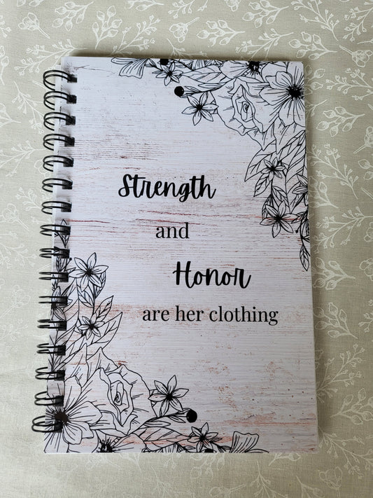 Strength and honor are her clothing journal