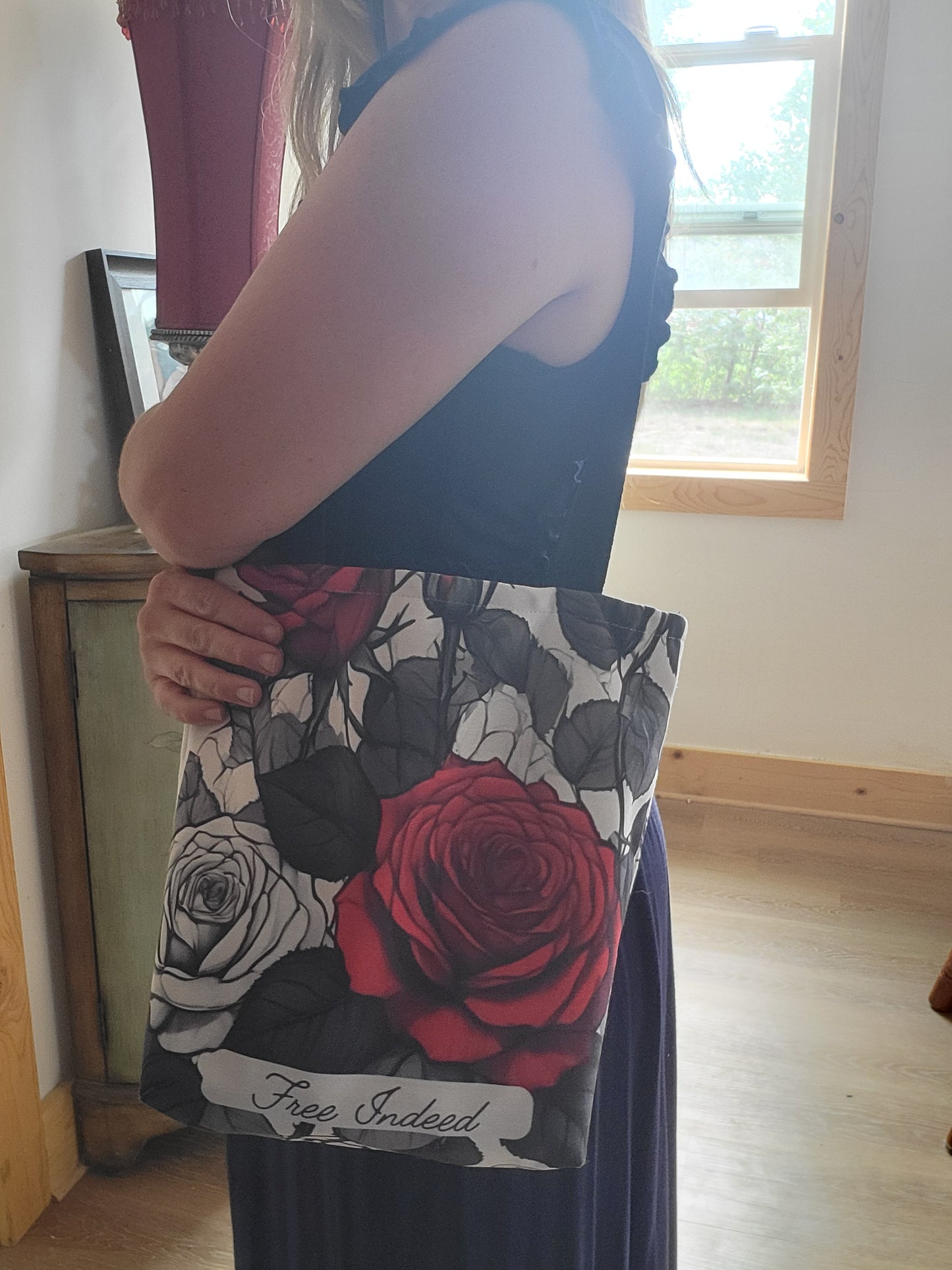 Free Indeed Rose Tote