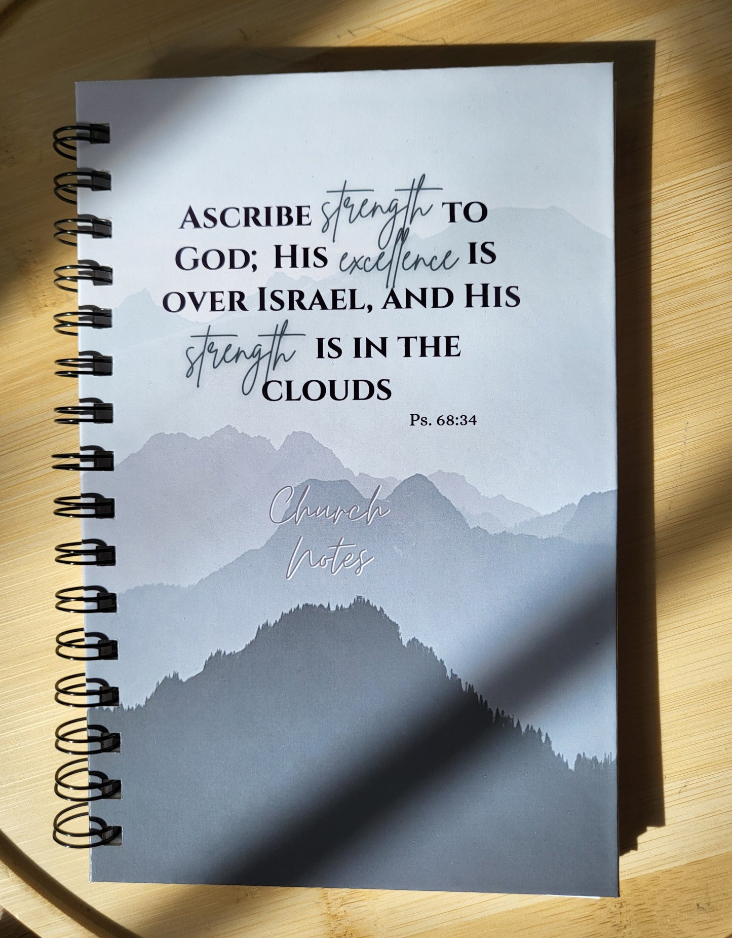 Church Notes Journal Psalm 68:34