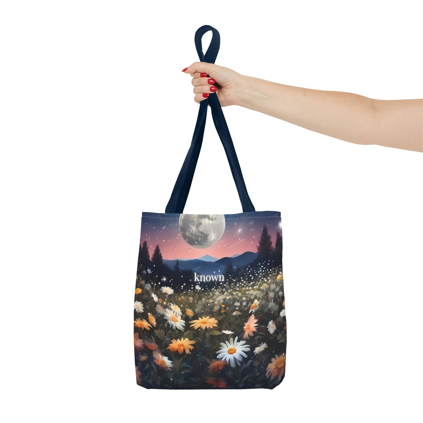 Known All-Over Design Medium Tote Bag