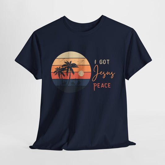 Jesus Peace Unisex Tee - 100% US Cotton Ethically Grown, available in 4 colors