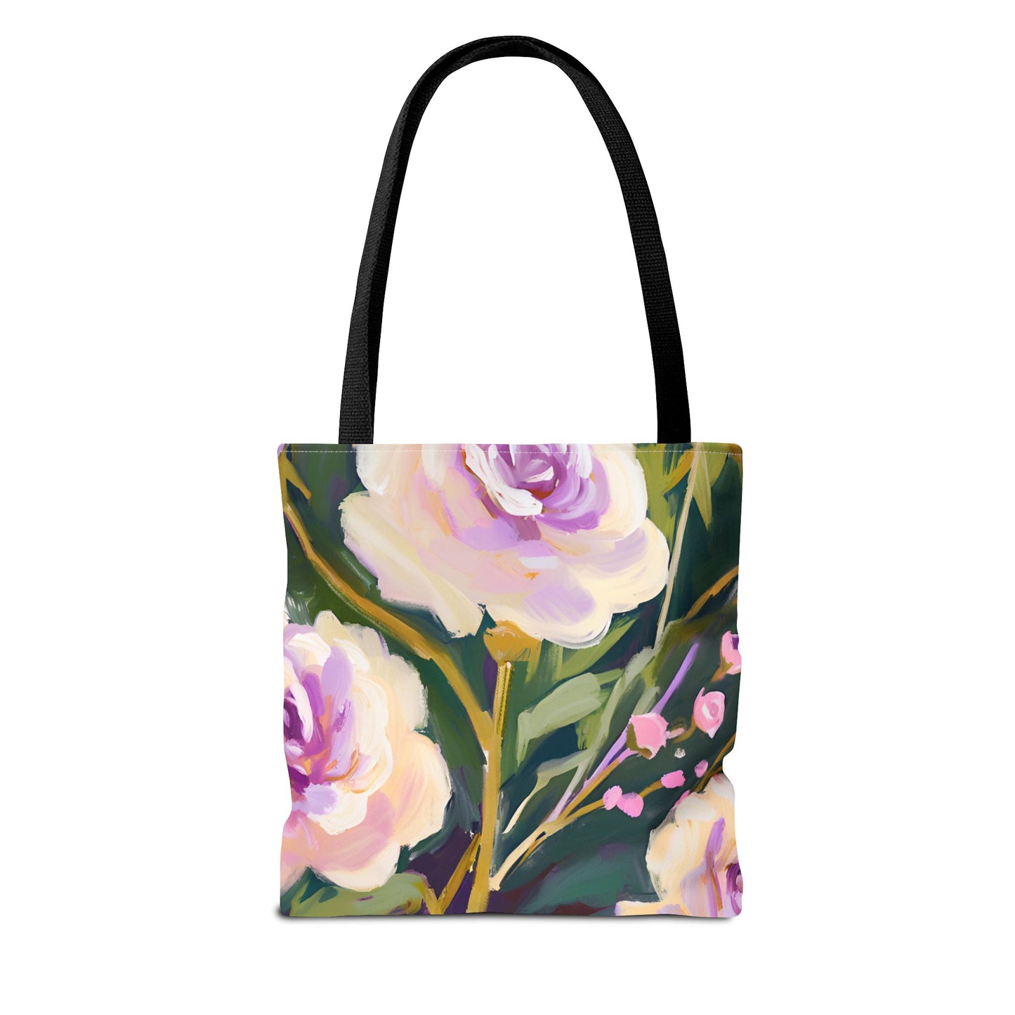 Born Again Floral All-over Design Medium Tote Bag