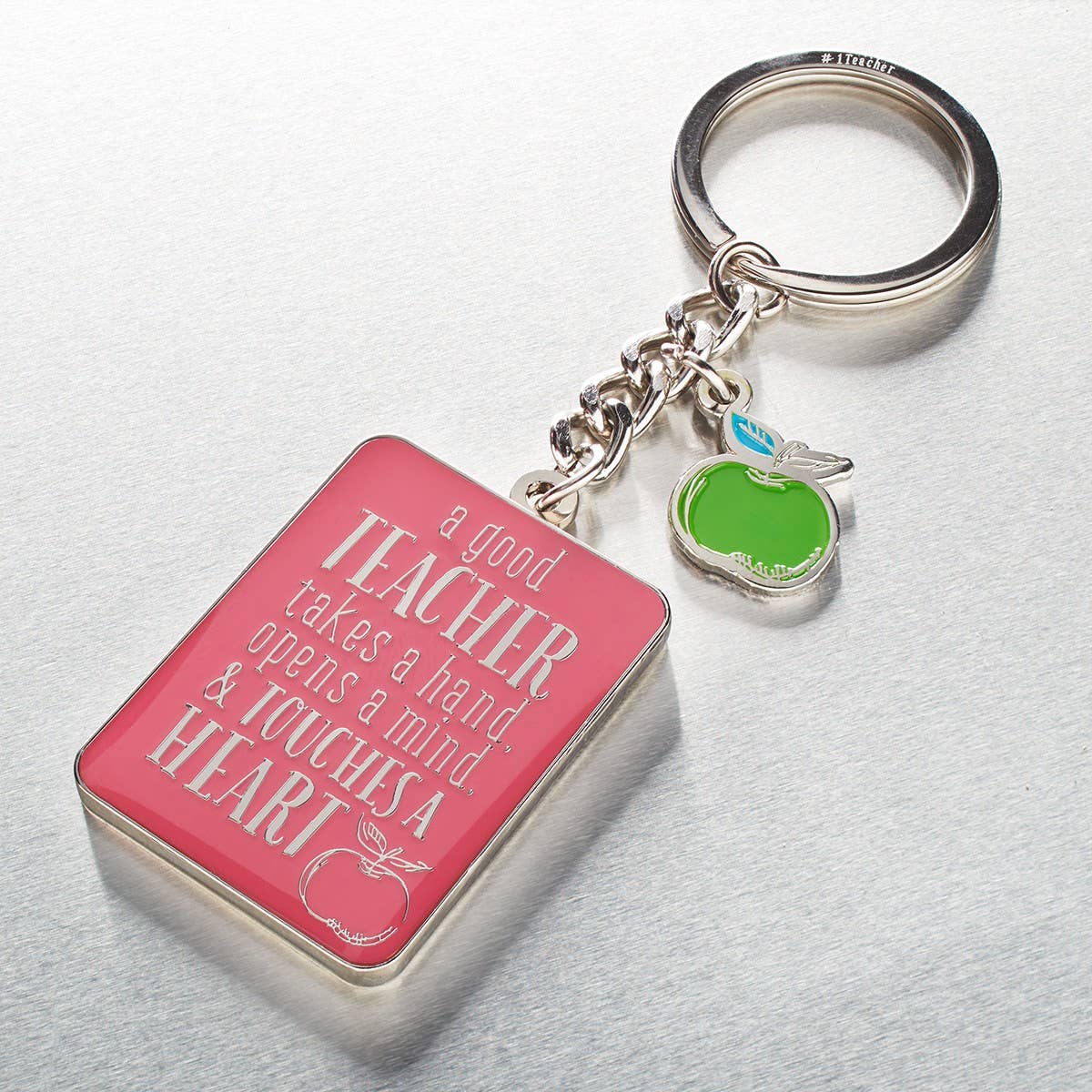 Keychain in Tin A Good Teacher 1 Cor. 16:14