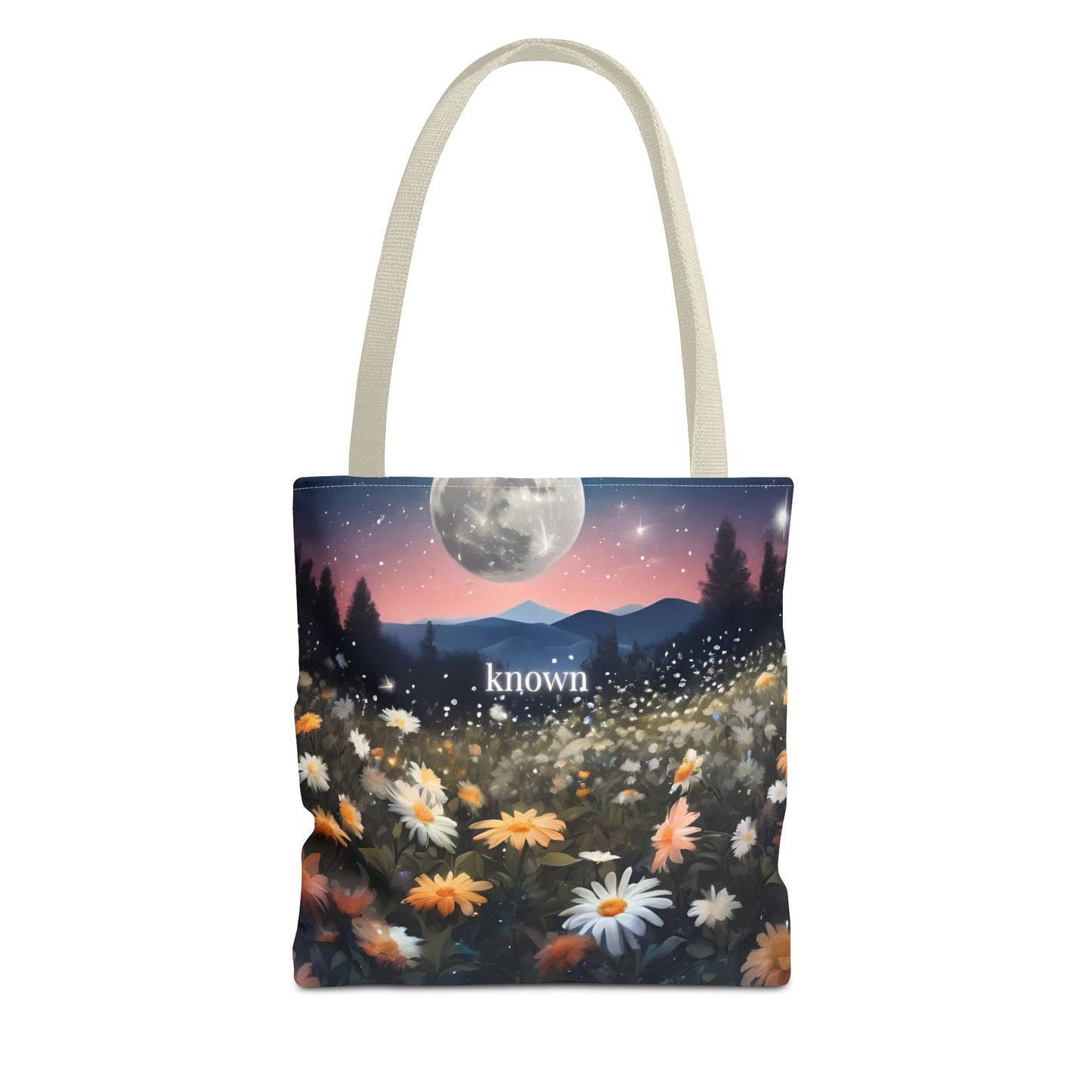 Known All-Over Design Medium Tote Bag