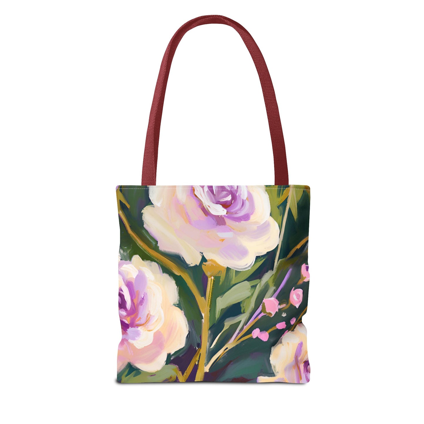 Born Again Floral All-over Design Medium Tote Bag